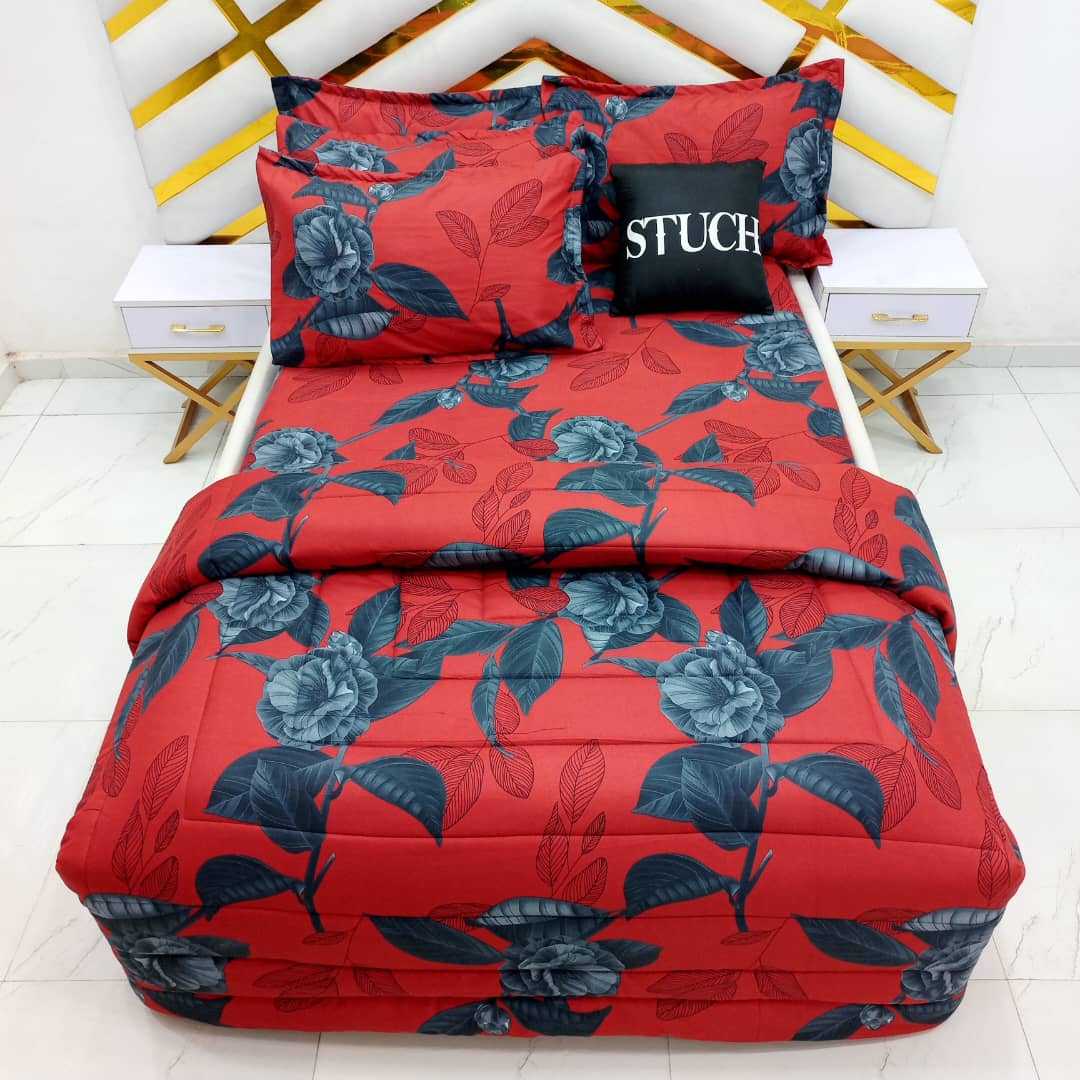 RED LATANA 7/7 DUVET SET