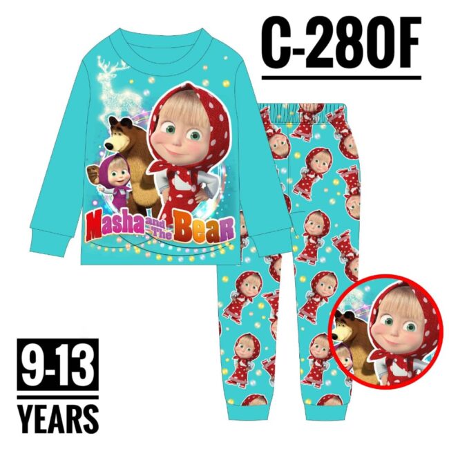 Img 20240628 Wa0034 - C- 280F Blue Masha And The Bear Age 12 Pyjamas
