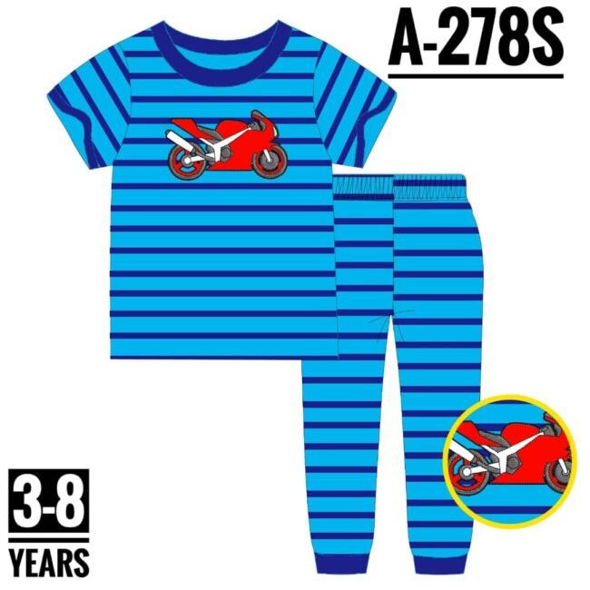 A-278S RED BIKE  CHASE AGE 5 PYJAMAS