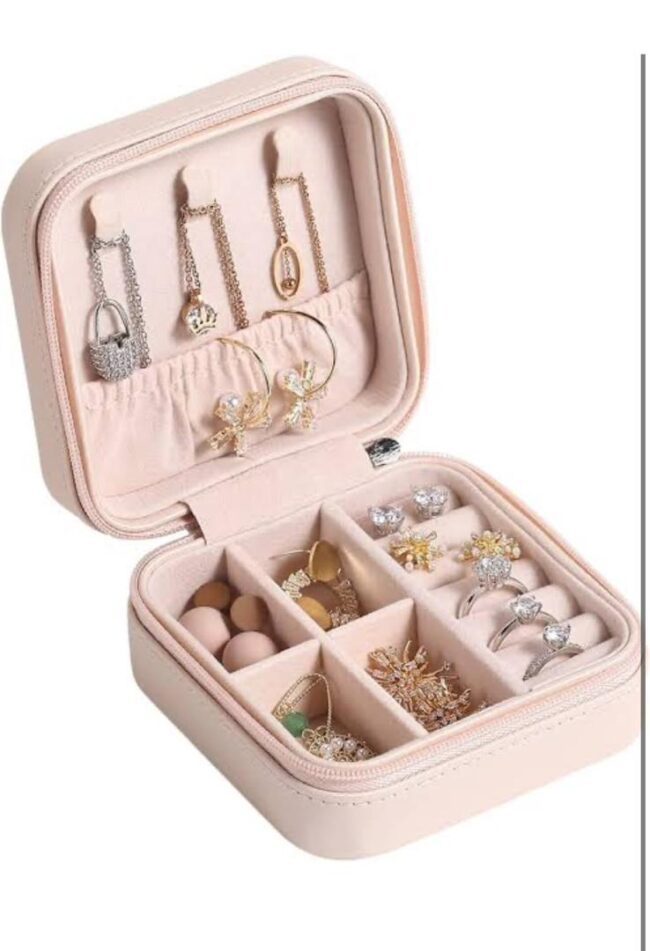 Img 20240721 Wa0000 - Pink Mini Travel Jewelry Organizer