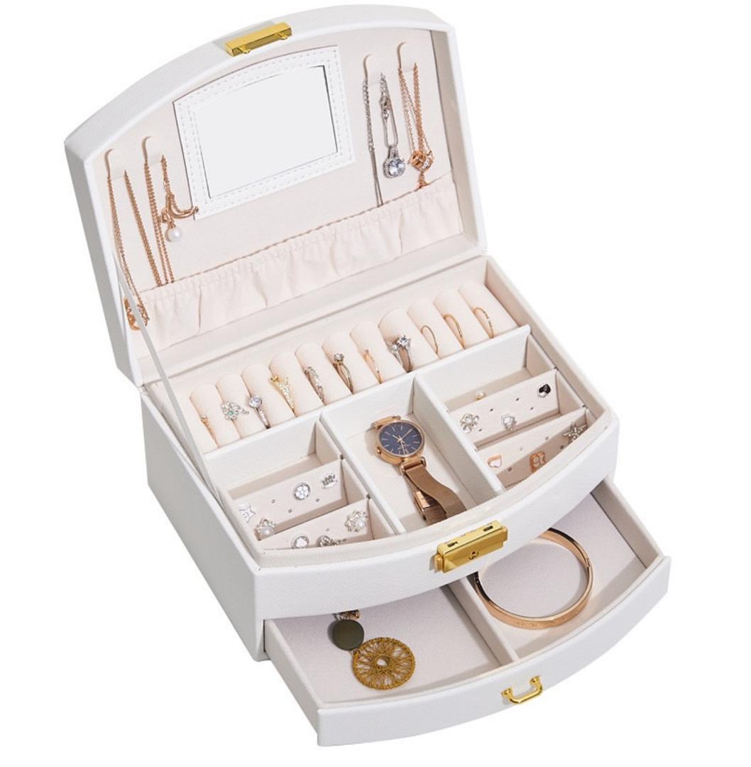 White jewelry organizer