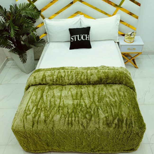 Img 20240723 Wa0016 - Olive Green Fur Duvet Only