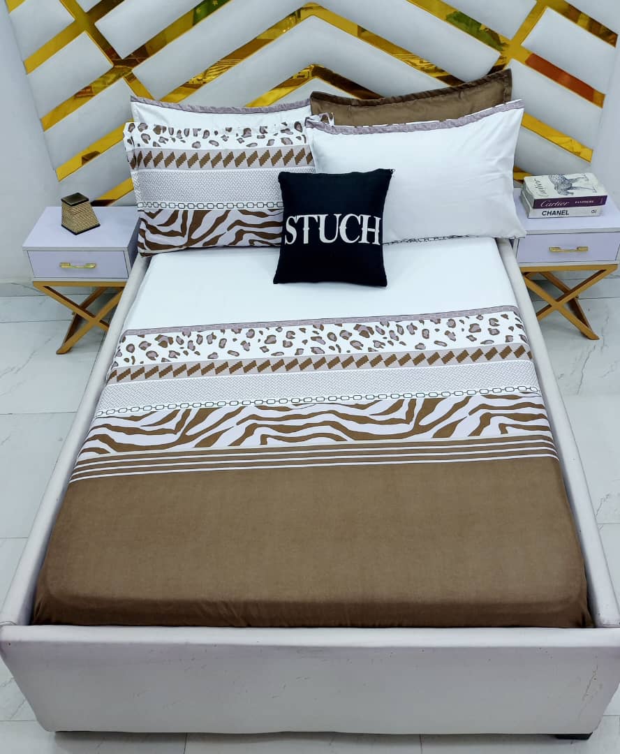 SCL3 BROWN LINE RUSSET 7/7 BEDSHEET