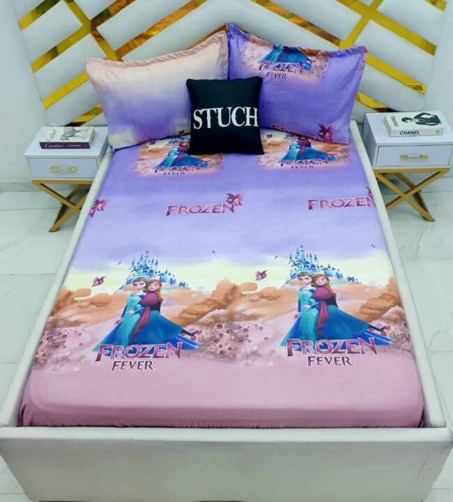 Img 20240801 Wa0001 - Pink Fronze Fever 2 3/6 Duvet Set {With One Pillow Cases}