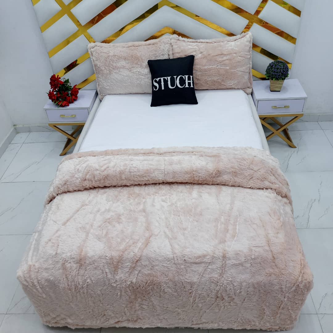 PEACH BLUSH  FUR DUVET ONLY