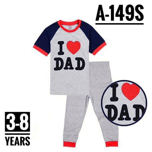 A-149S I LOVE DAD AGE 5 PYJAMAS