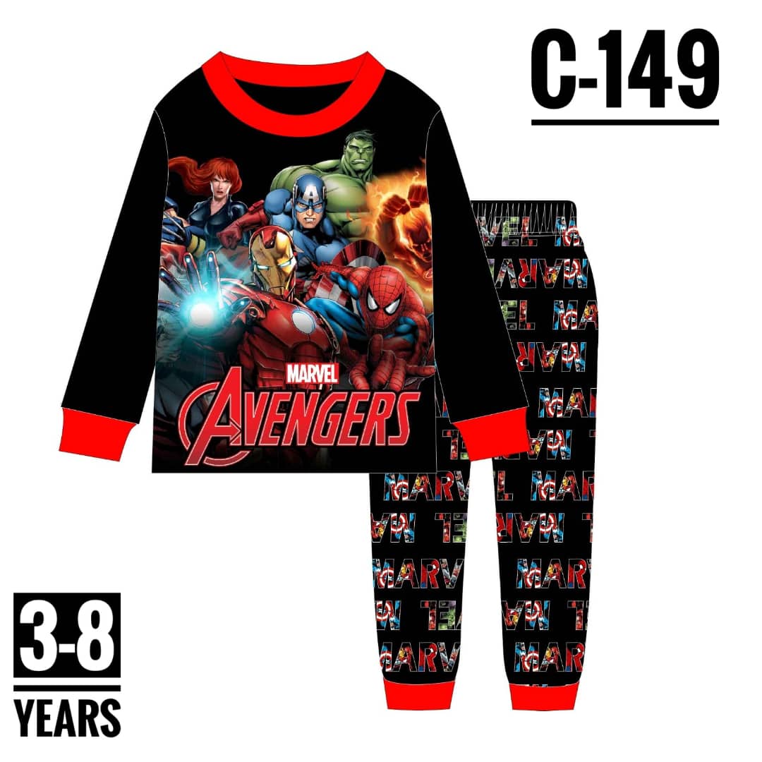 C-419 MARVEL AVENGERS AGE 3 PYJAMAS