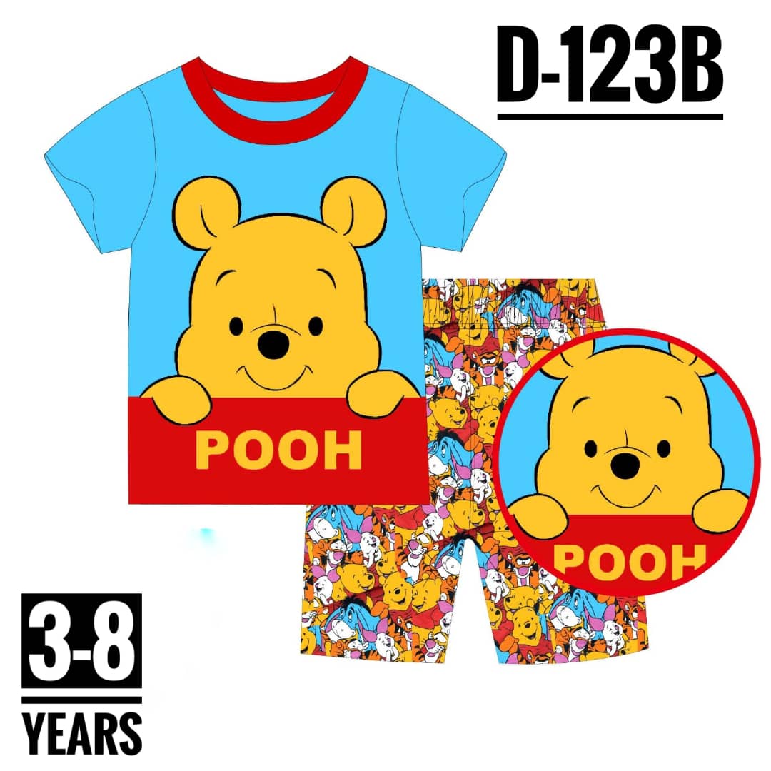 D-123B POOH AGE 8 PYJAMAS