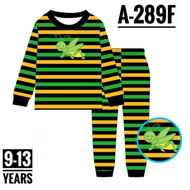 Img 20240916 Wa0007 - A-289F Yellow And Green Strip Age 10 Pyjamas