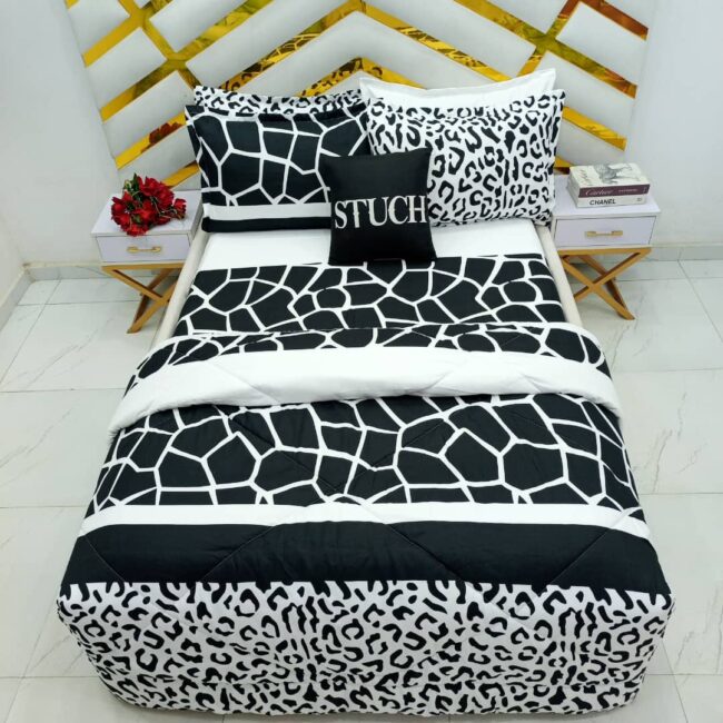 Img 20240923 Wa0013 - Black Rock 7/7 Bedsheet With Four Pillow Cases And Duvet Cover (No Fiber Inside)