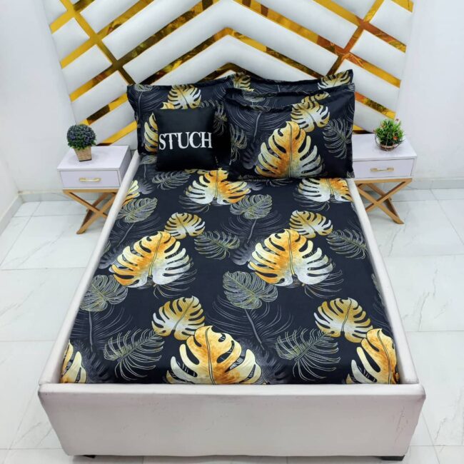 Img 20240925 Wa0024 - Black Gold Fern Extralarge Bedsheet