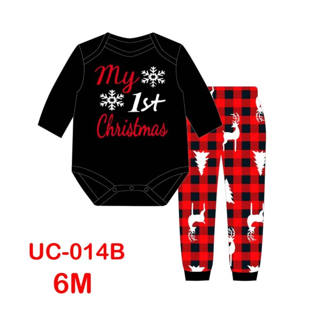 Img 20240518 Wa0001 - Uc-014 6Month New Black My 1St Christmas Pyjamas (Age 0-6Month)