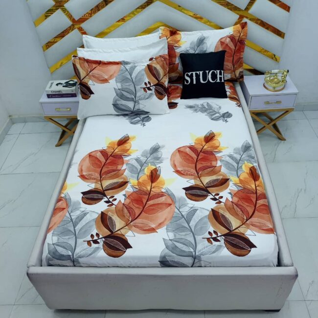 Img 20241017 Wa0001 - Sal1 Peach Leaf 7/7 Bedsheet