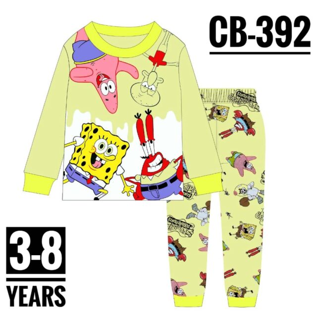 Img 20241026 Wa0054 - Cb-392 Spongebob And Friends Age 6 Pyjamas