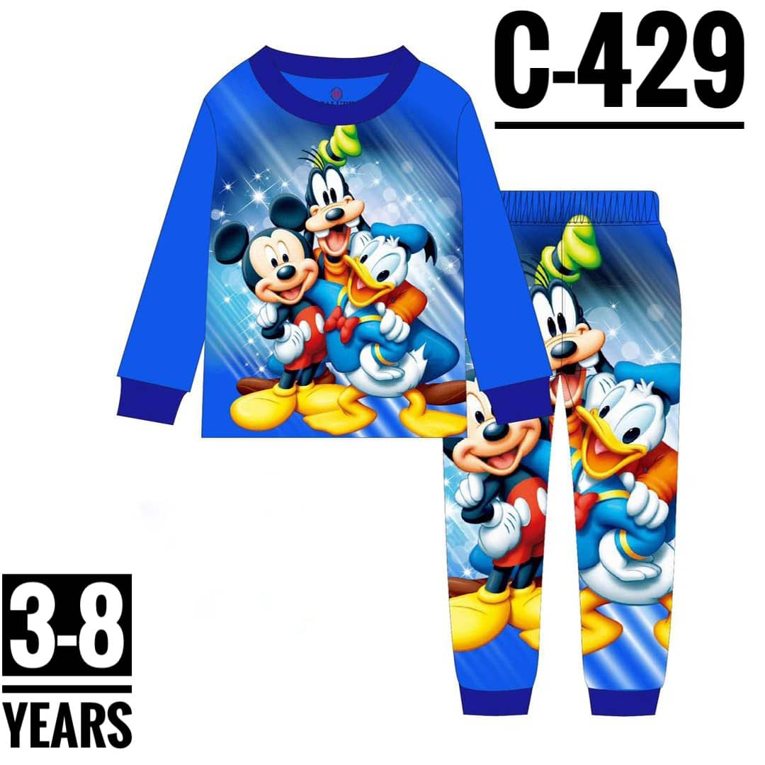 C-429 HAPPY MICKEY AND FRIENDS AGE 8 PYJAMAS