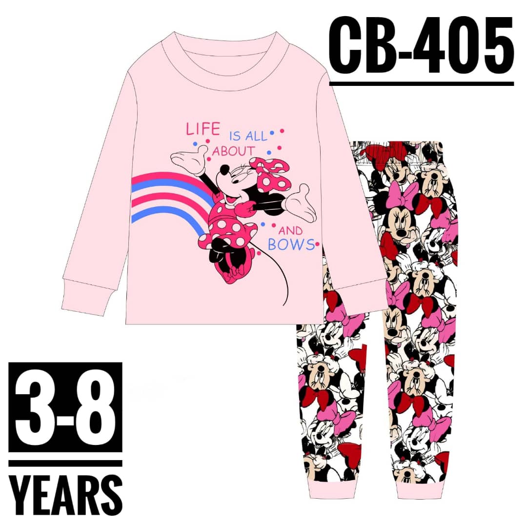 C-405 MINNIE AND BOWS AGE 8 PYJAMAS