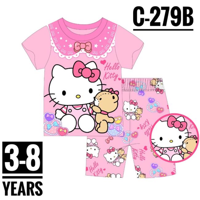 Img 20241026 Wa0067 - C-279B Cute Pink Kitty Age 6 Pyjamas