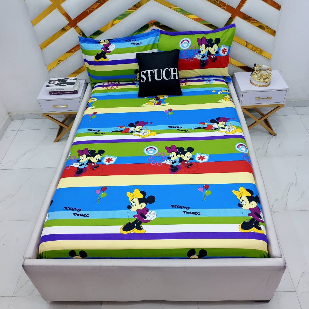 MICKEY LINE 4/6 BEDSHEET