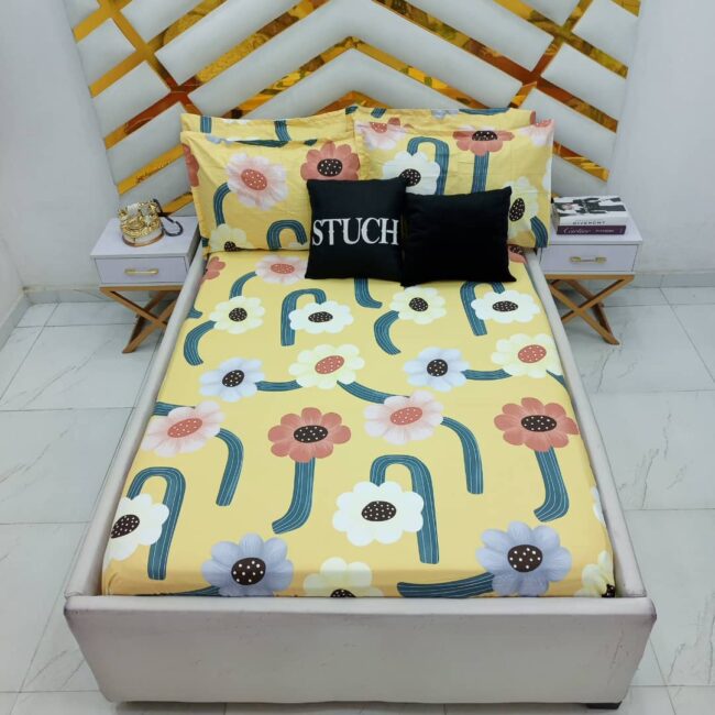 Img 20241109 Wa0008 - 100% Egyptian Cotton Yellow Petal 7/7 Bedsheet