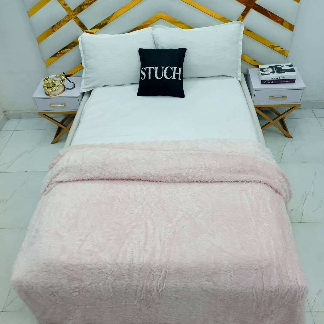 PEACH  FUR DUVET ONLY