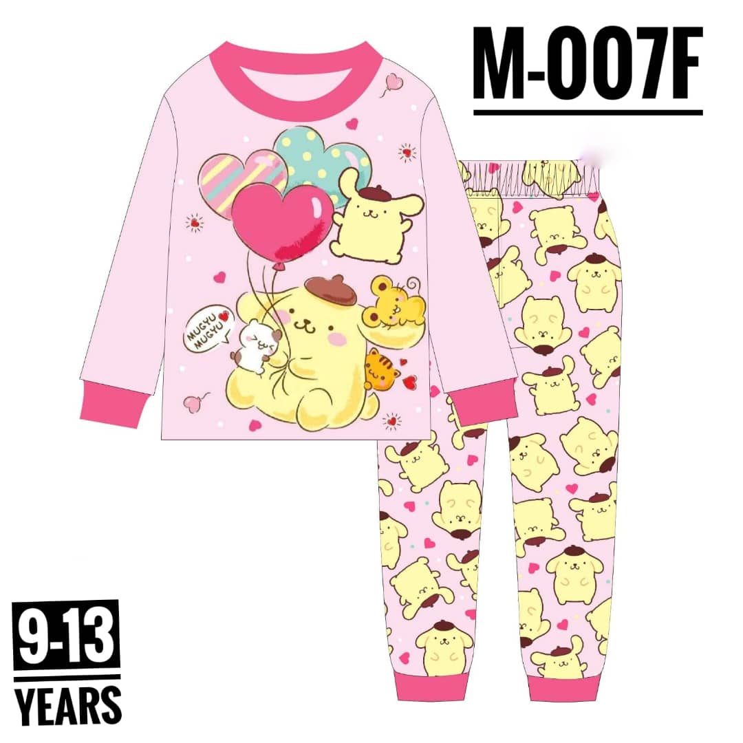 M-007F BALLON BEAR AGE 10 PYJAMAS