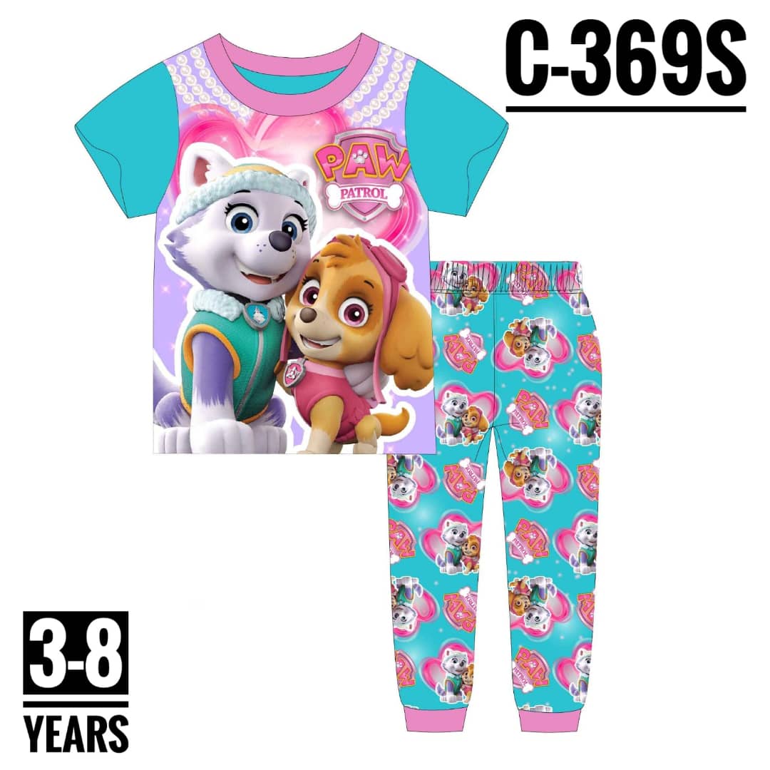 C-369S PAW PATROL GIRLS AGE 5 PYJAMAS