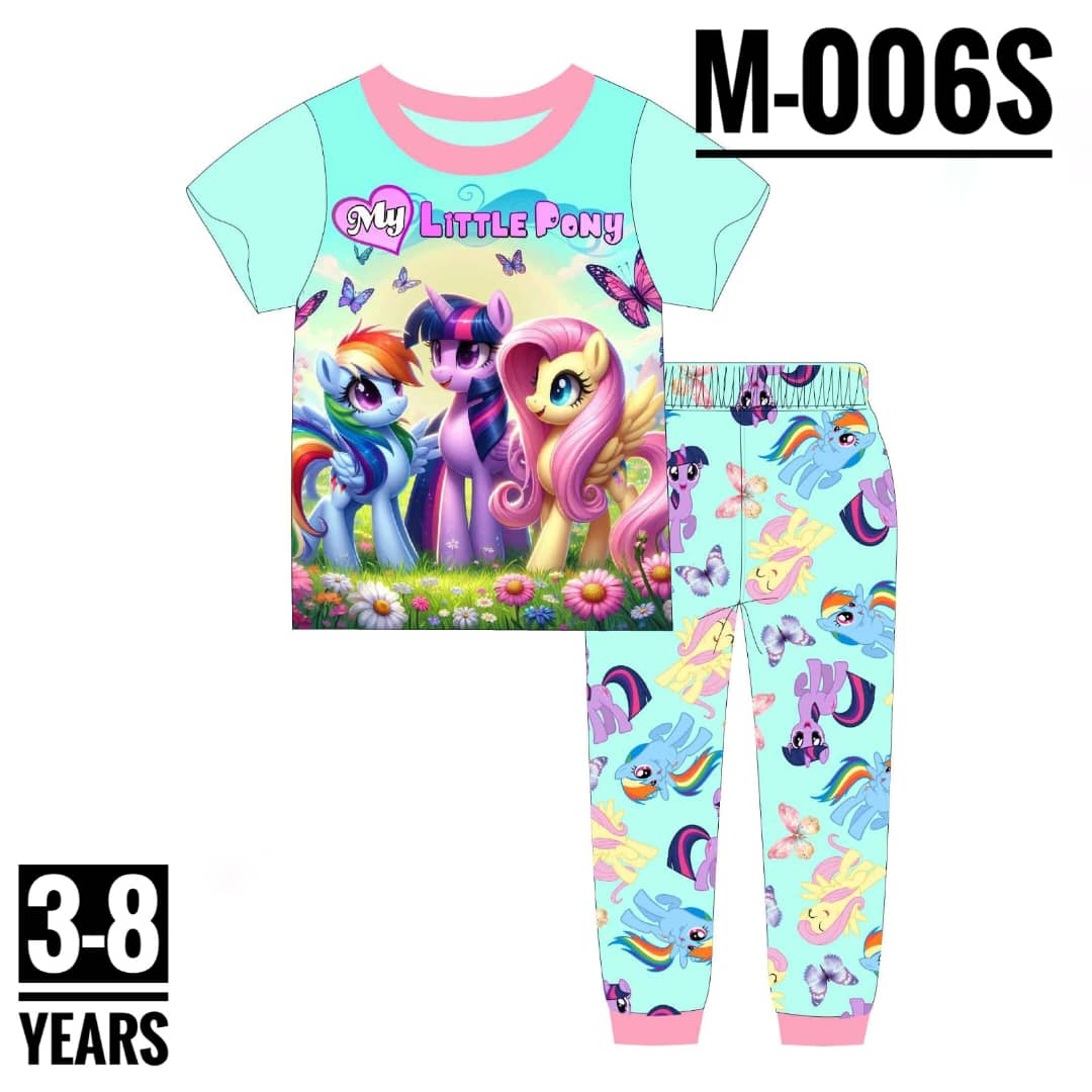 M-006S AGE MY 3 LITTLE PONY 4 PYJAMAS