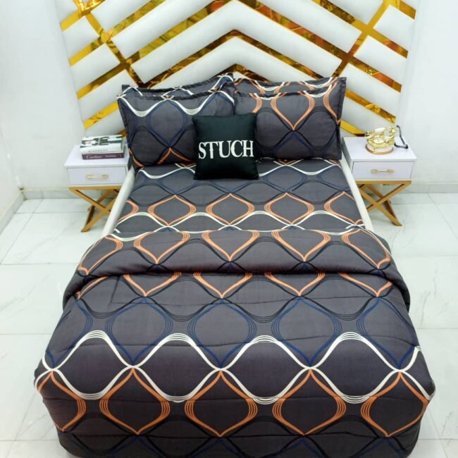 Img 20241214 Wa0001 - Dark And Orange Interwine 7/7 Duvet Set