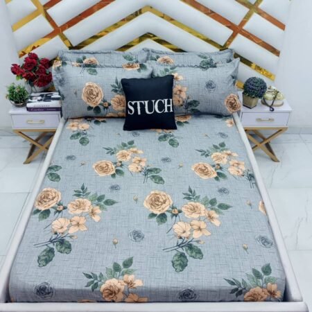 SEL5 GOLDEN FLOWER 7/7 BEDSHEET