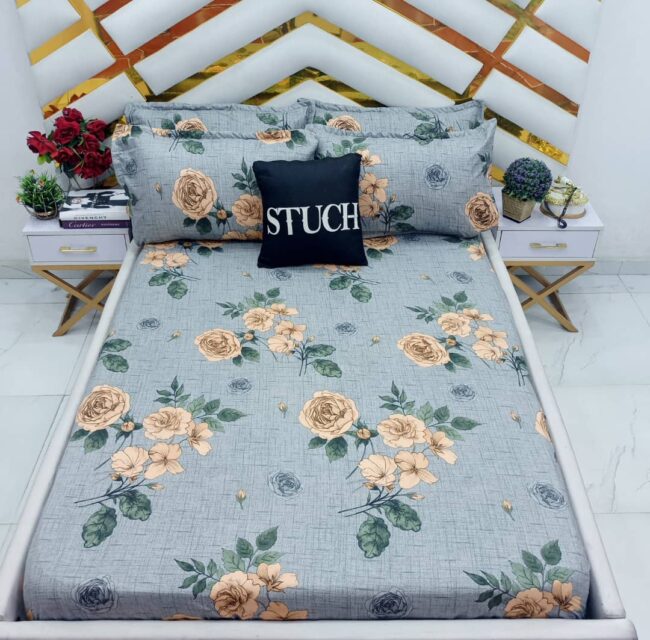 Img 20250111 Wa0008 - Sfl6 Golden Flower 7/7 Bedsheet