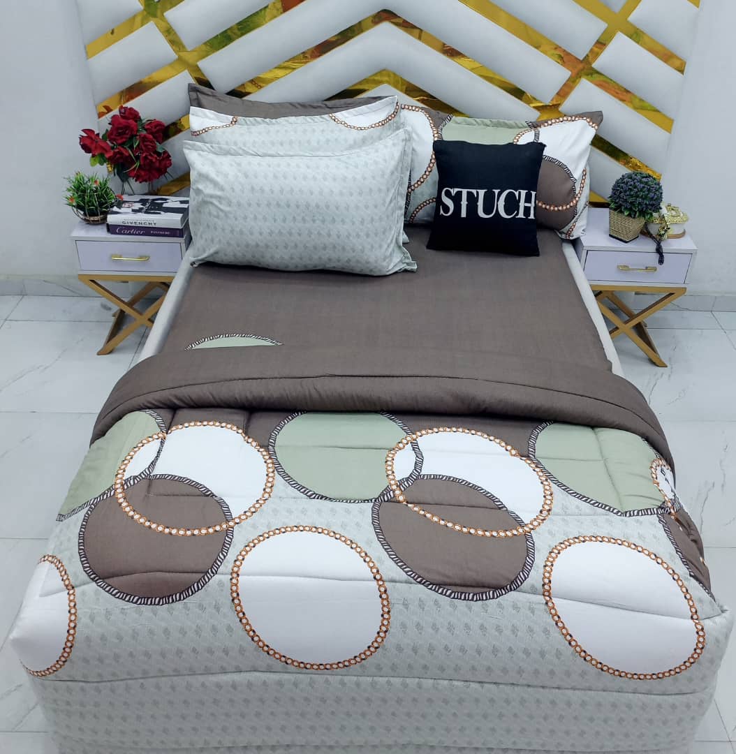 BROWN CIRCLE 7/7 DUVET SET