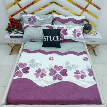 SDL4 LILAC LOVE  7/7 BEDSHEET