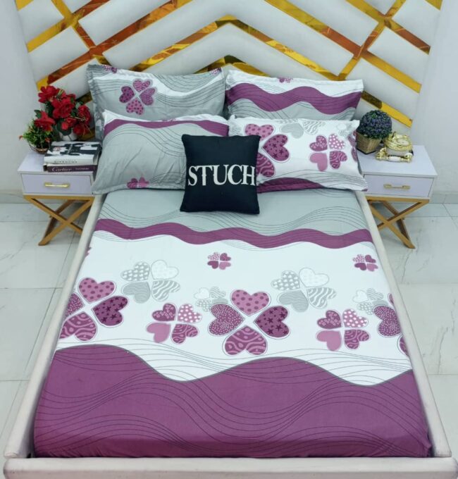 Img 20250114 Wa0005 - Lilac Love 4/6 Bedsheet