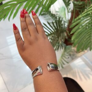 SILVER bold bracelet 004