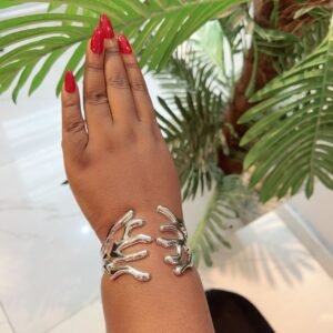 SILVER bold bracelet 007