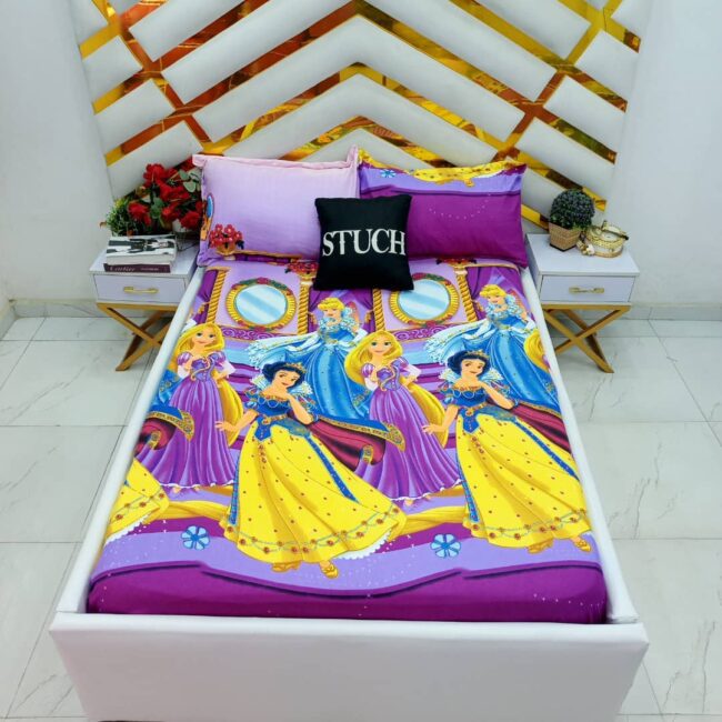 Img 20250206 Wa0015 - Four Disney Princess 4/6 Bedsheet