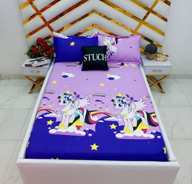 UNICORN  4/6 BEDSHEET