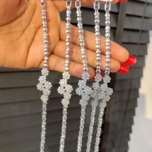 SILVER zirconia bracelet 001