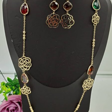 LONG SHIRT C NECKLACE SET 004