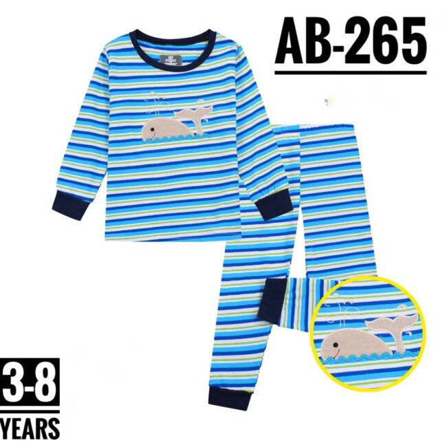 Img 20250220 Wa0010 - Ab-265 Blue Striped Age 3 Pyjamas