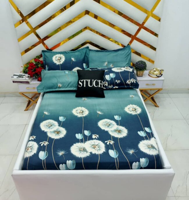 Img 20250224 Wa0016 - Teal Spark 4/6 Bedsheet[In]