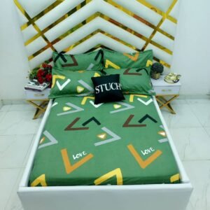 SLL12 GREEN LOVE ANGLE 7/7 BEDSHEET