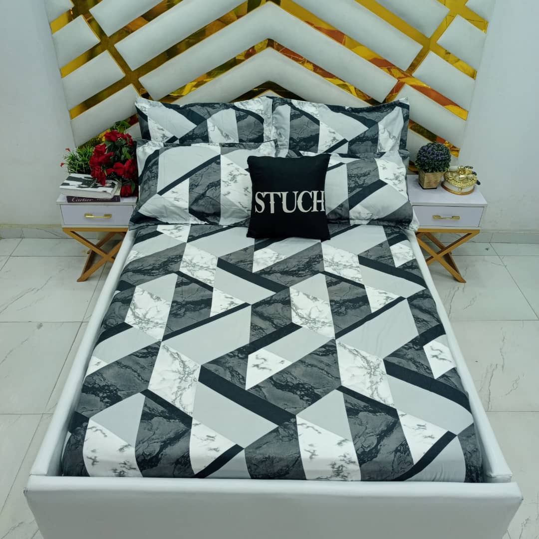 SCL3 BLACK SHADOW STROKE 7/7 BEDSHEET