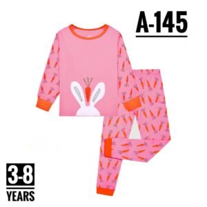 A-145 PINK CARROT AGE 5 PYJAMAS