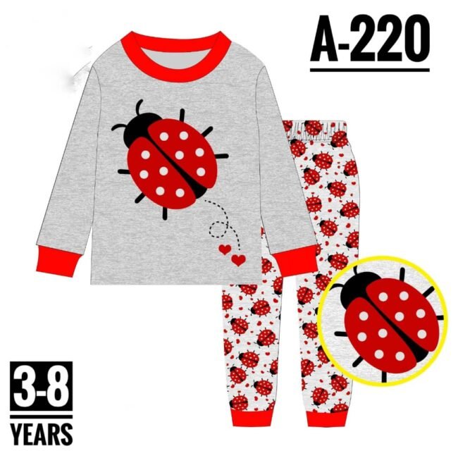 A-220 LADY BUG AGE 5 PYJAMAS