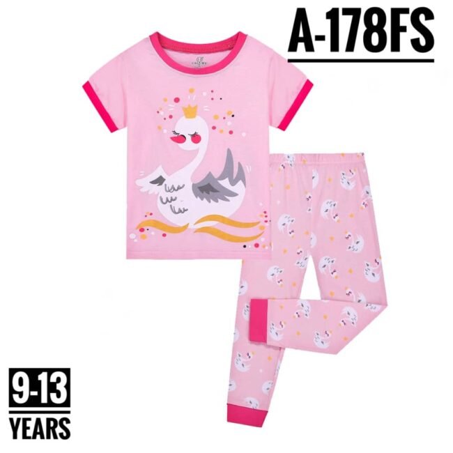 A-178S PINK LIDUCK AGE 13 PYJAMAS