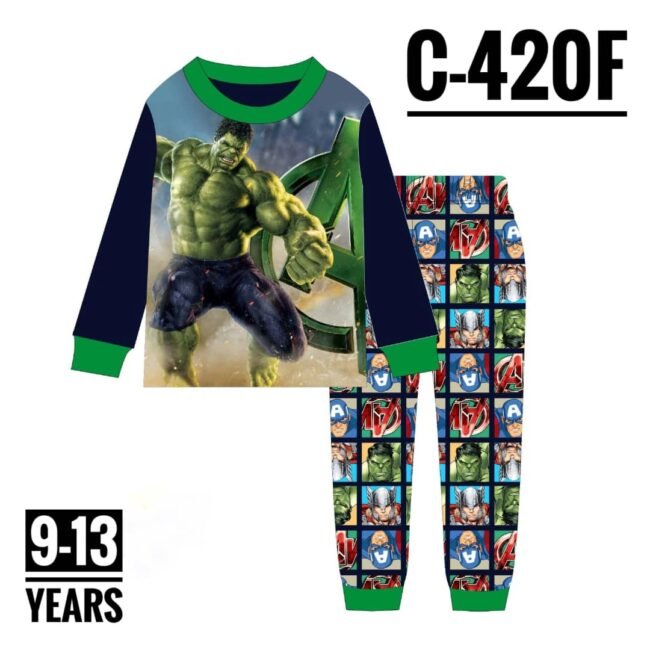 C-420F SUPERMAN AGE 10 PYJAMAS