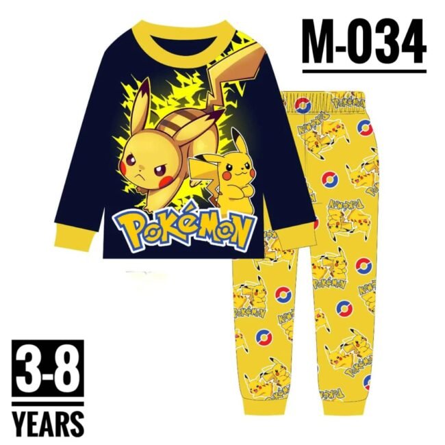 M-034 POKEMON AGE 5 PYJAMAS