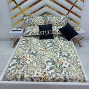100% EGYPTIAN COTTON GOLF FRILLS 7/7 BEDSHEET
