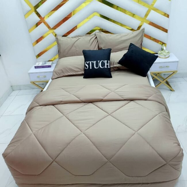 PLAIN SILK BROWN PILLOWCASE ONLY (2 IN A PACK) - Image 3